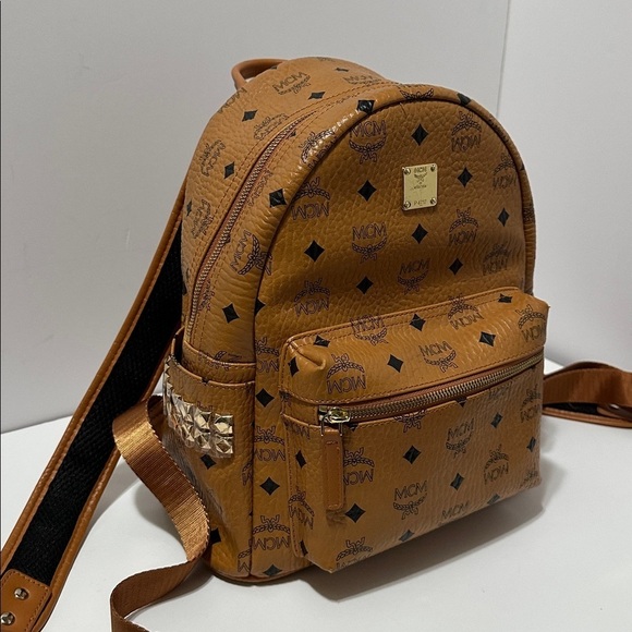 ?Authentic MCM Cognac Backpack- Like New? main image 11